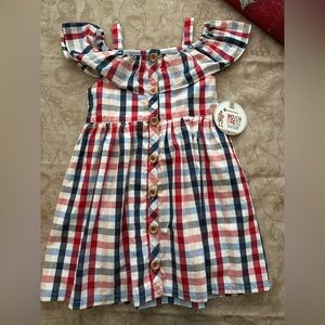 Plaid Woven Kids Dress (Picnic Dress)